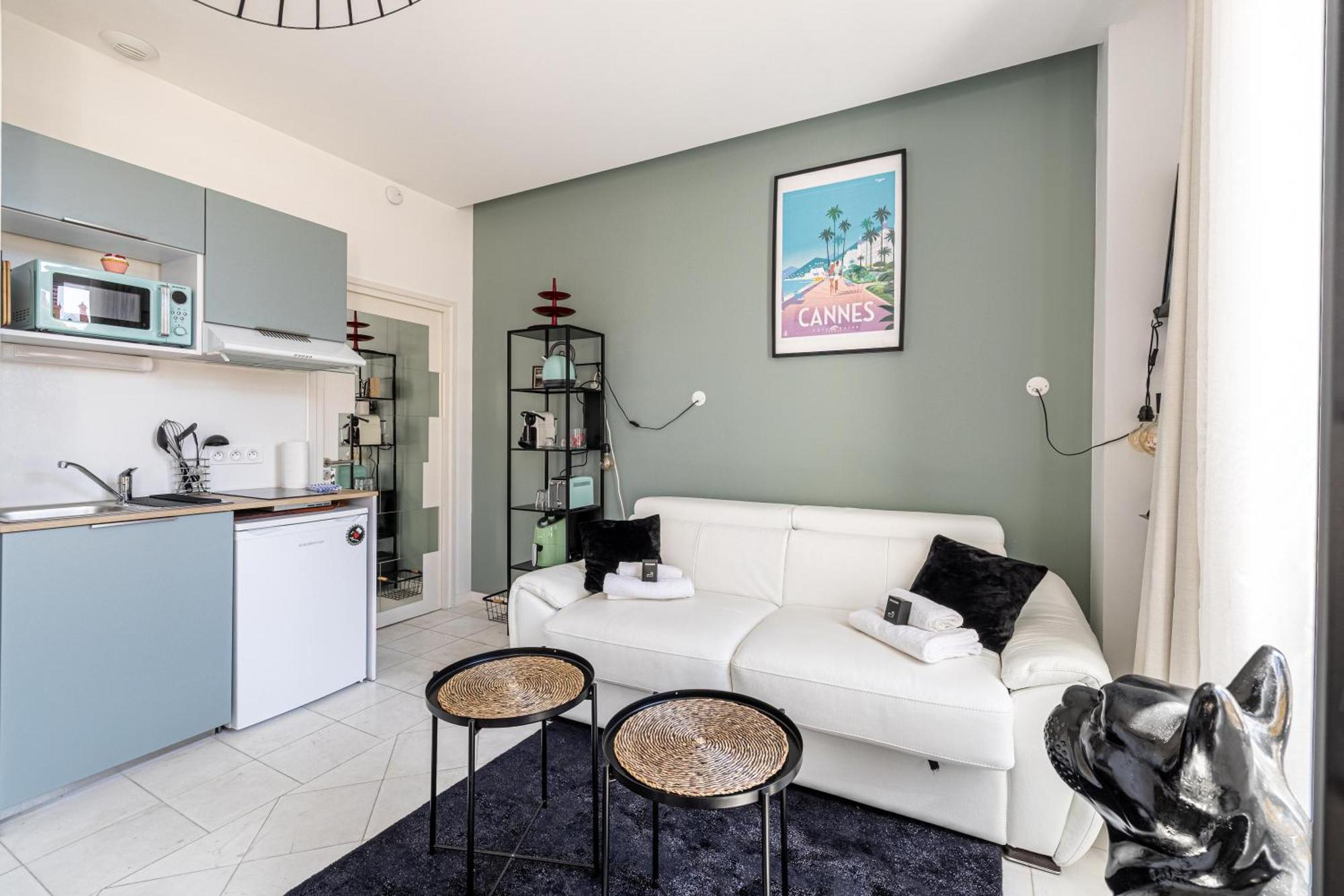 Private - Small Studio For Two At 5 Minutes From Croisette Cannes Eksteriør bilde